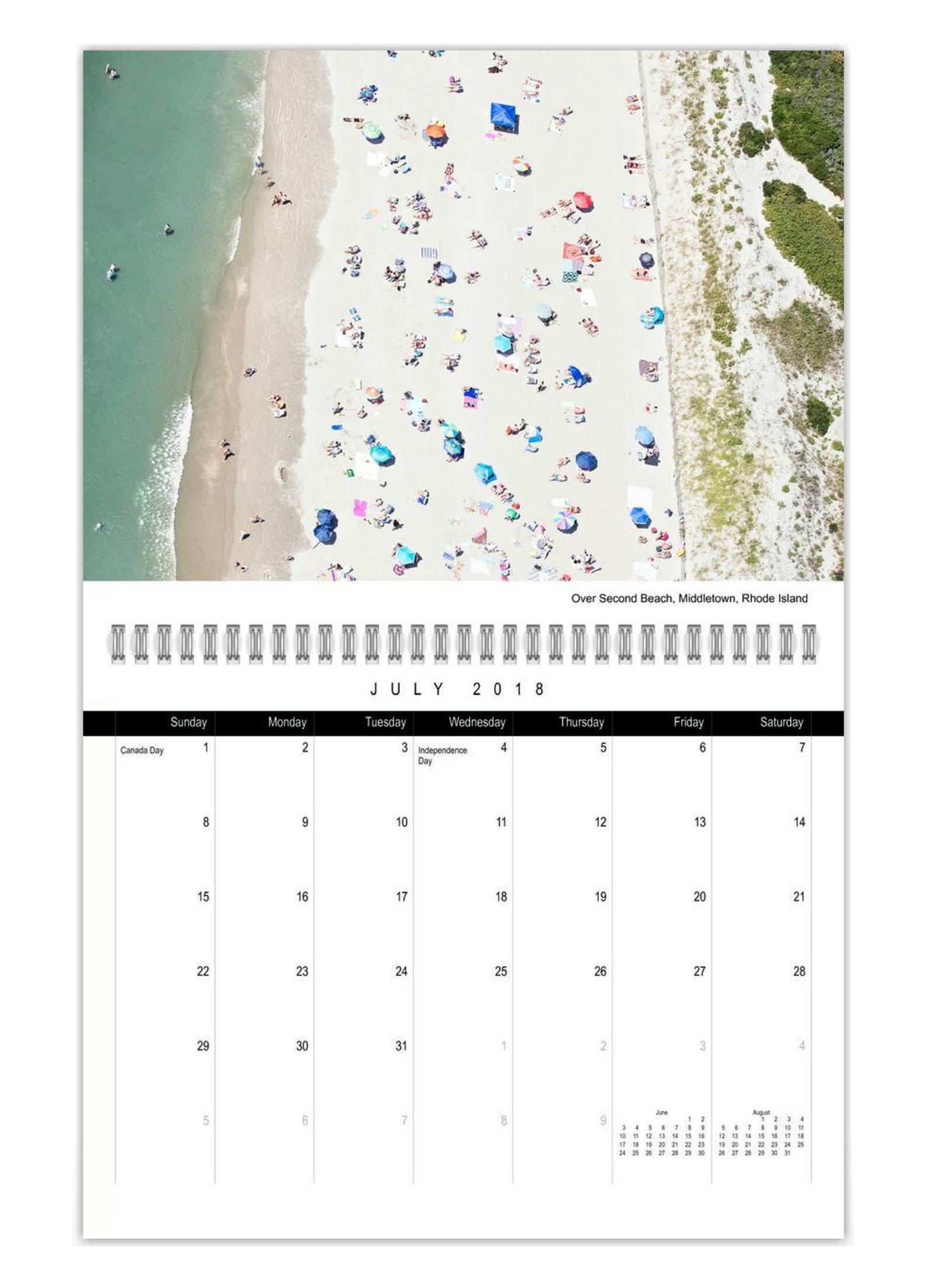 2018 Beach Wall Calendar Seascape Lighthouse Photography Etsy