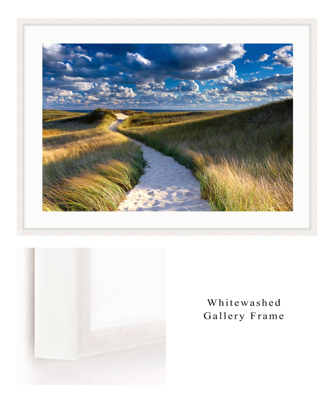 Large Framed Beach Photo Wall Art Beach Decor Martha's Etsy