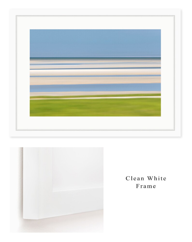 Framed Art Abstract Beach Art Coastal Decor Nautical Decor Etsy