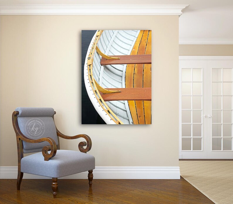 Coastal Canvas Print Beach House Art Boat Photograph Nautical Etsy Canada