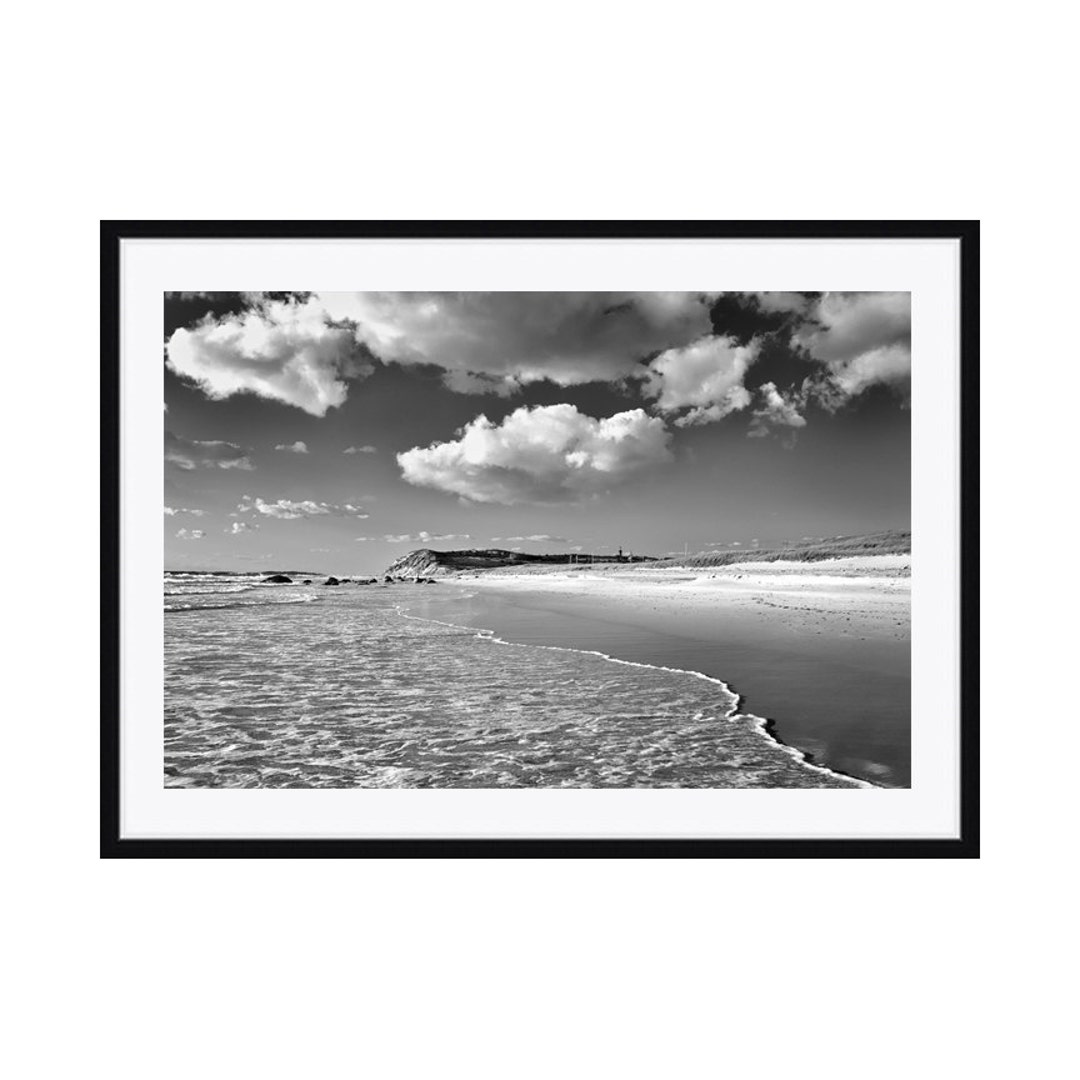 Framed Art, Black and White Photography, Large Beach Art, Martha's ...