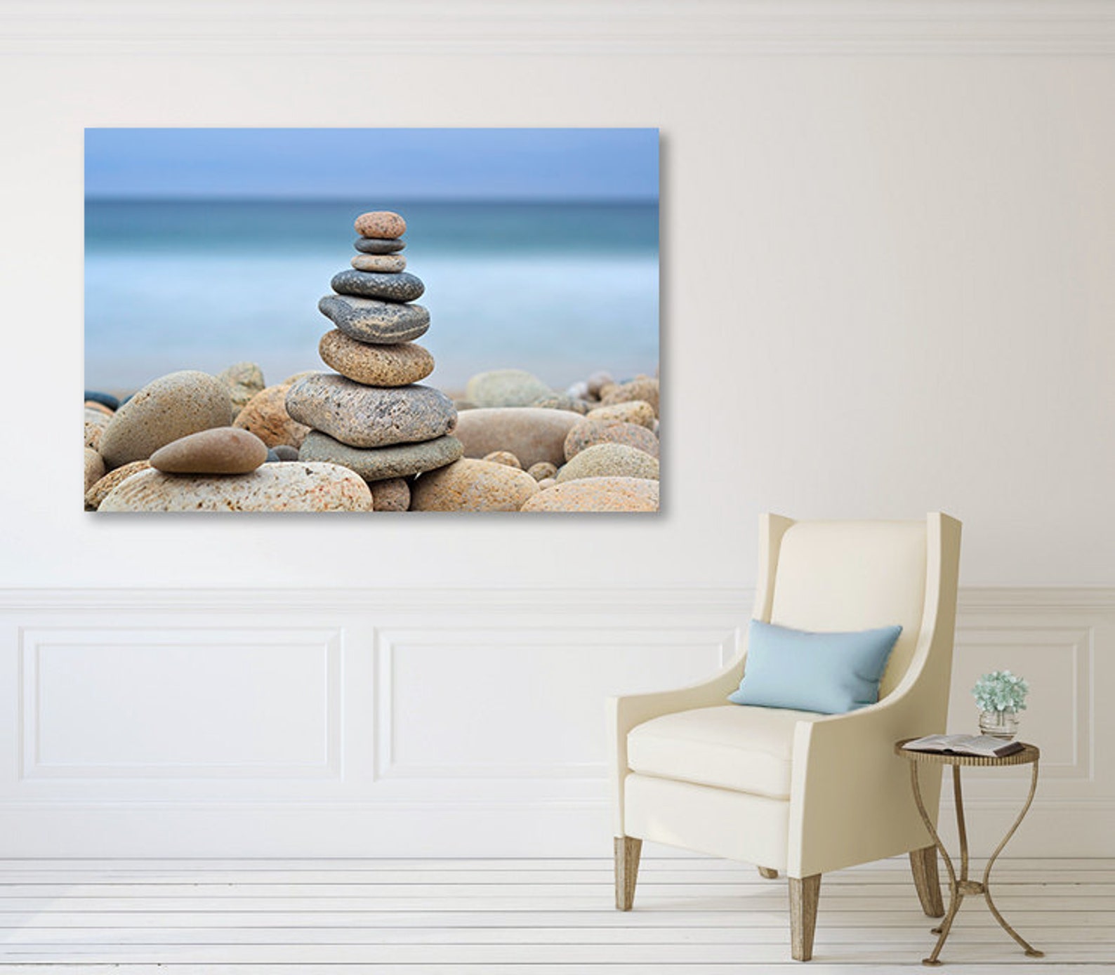 Beach Decor Large Canvas Wall Art Coastal Artwork Ocean - Etsy