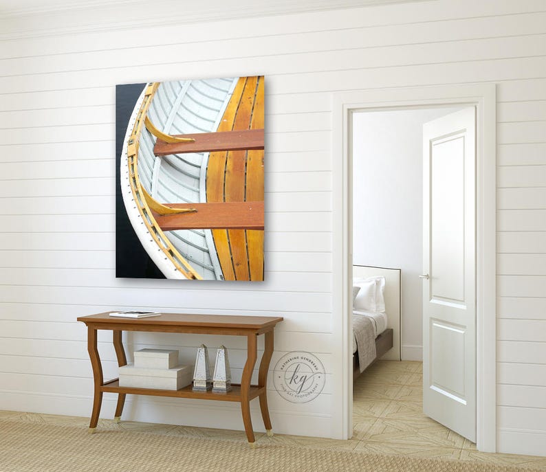 Coastal Canvas Print Beach House Art Boat Photograph Nautical Etsy Canada