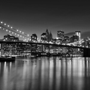 NYC Skyline Photography Print Large Canvas Art 3 Panel - Etsy