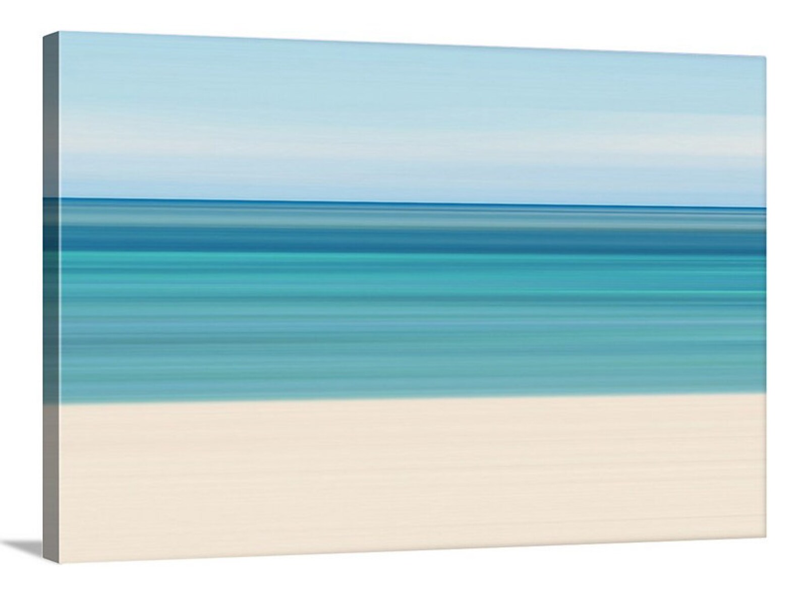 Canvas Wall Art Beach Photograph Abstract Ocean Photo Etsy