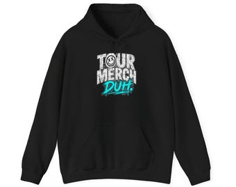 Your Mercy Runs Deep Hoodie | Distressed Script, Teal Accent
