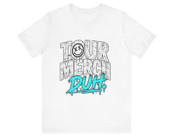 Tour Merch Puff T-Shirt | Band Graphic Tee, Graffiti Script