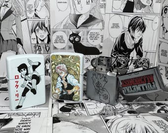 Anime-Klappfeuerzeuge, über 100 Designs