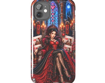 Queen of Hearts Gothic Phone Case / WVC /  Gothic Wonderland Collection