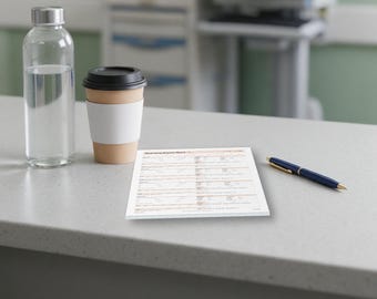 Med-Surg Nurse Report Sheet Tear-Off Pad | Medical Surgical Floor Handoff Brain Sheet Notepad
