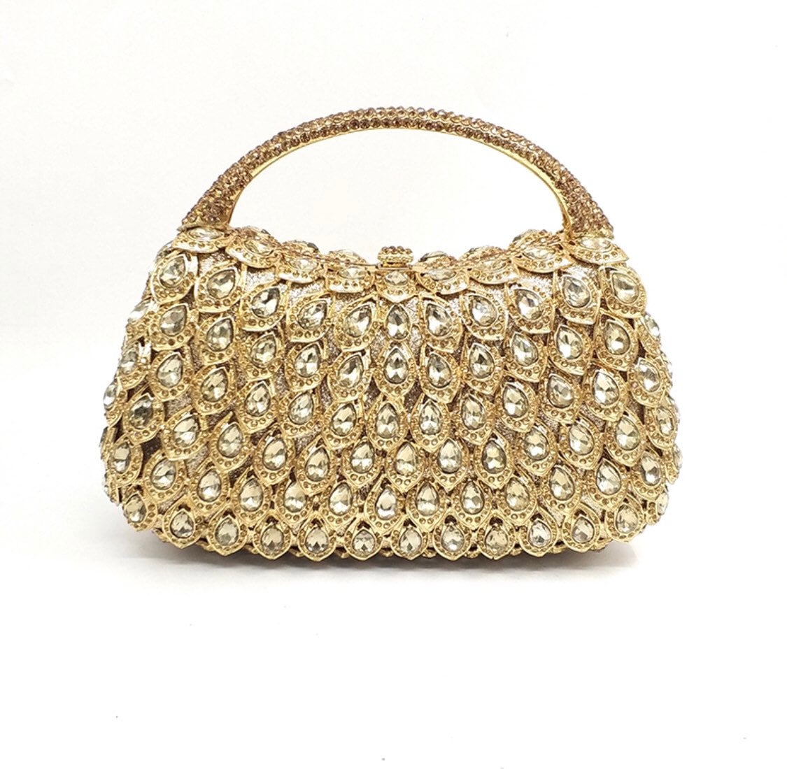 Rhinestone Wedding Party Clutch Handbag Chain Shoulder Bag – Peafan Time