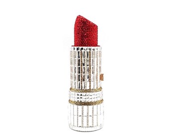 rhinestone lipstick purse