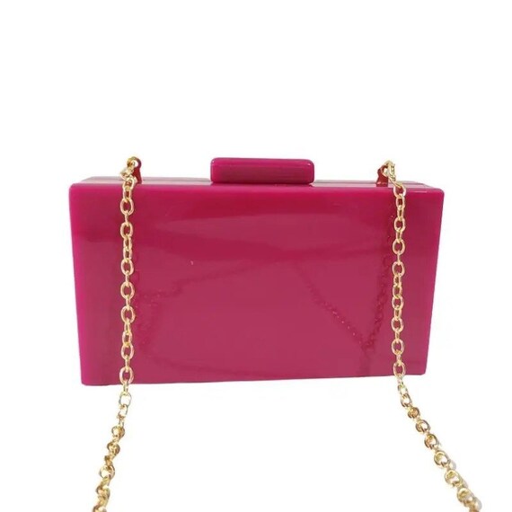 Magenta clutch best sale bag