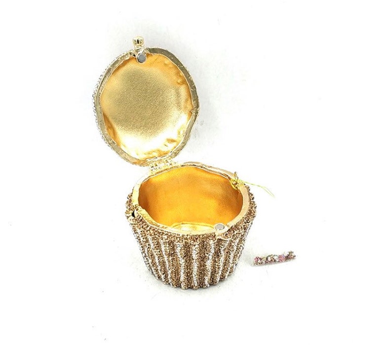 Cupcake Crystal Clutch Fun Crystal Clutch Party Clutch Pink Etsy