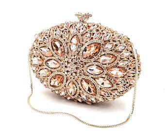 Rose gold deals clutch