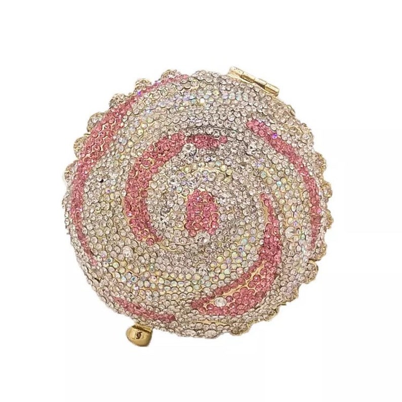 Retro and Kitsch Cupcake Crystal Clutch Fun Crystal Clutch Etsy