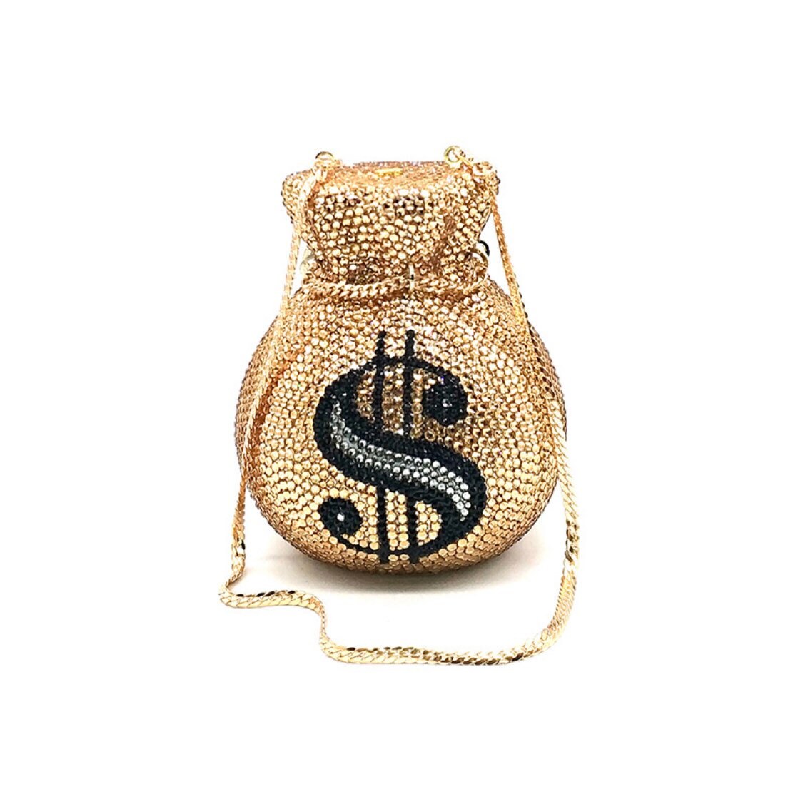 Money bag clutch sale