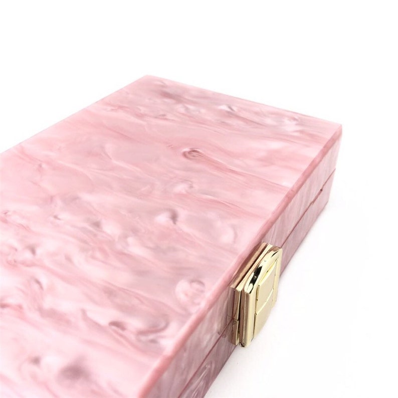 PEARLESCENT ACRYLIC CLUTCH main image 1