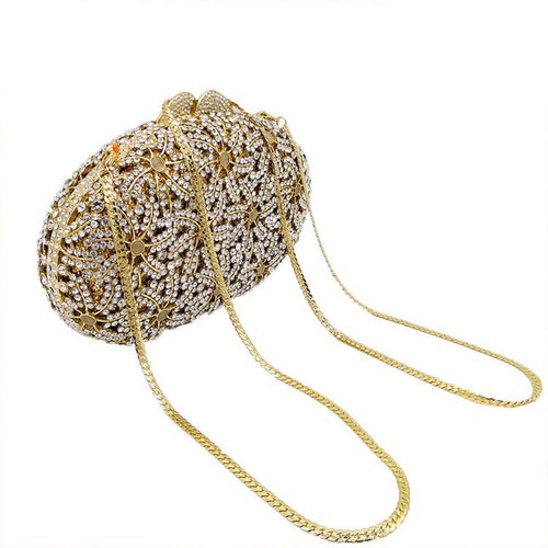 Opal shops stone flower crystal clutch, Bridal wedding purse, Evening clutch