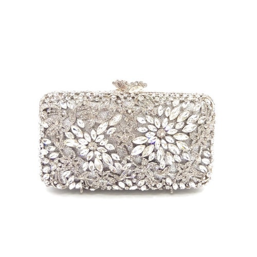 Regina Structured Floral Clutch