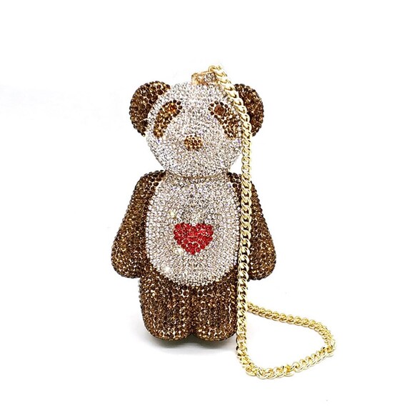 Teddy bear shop clutch