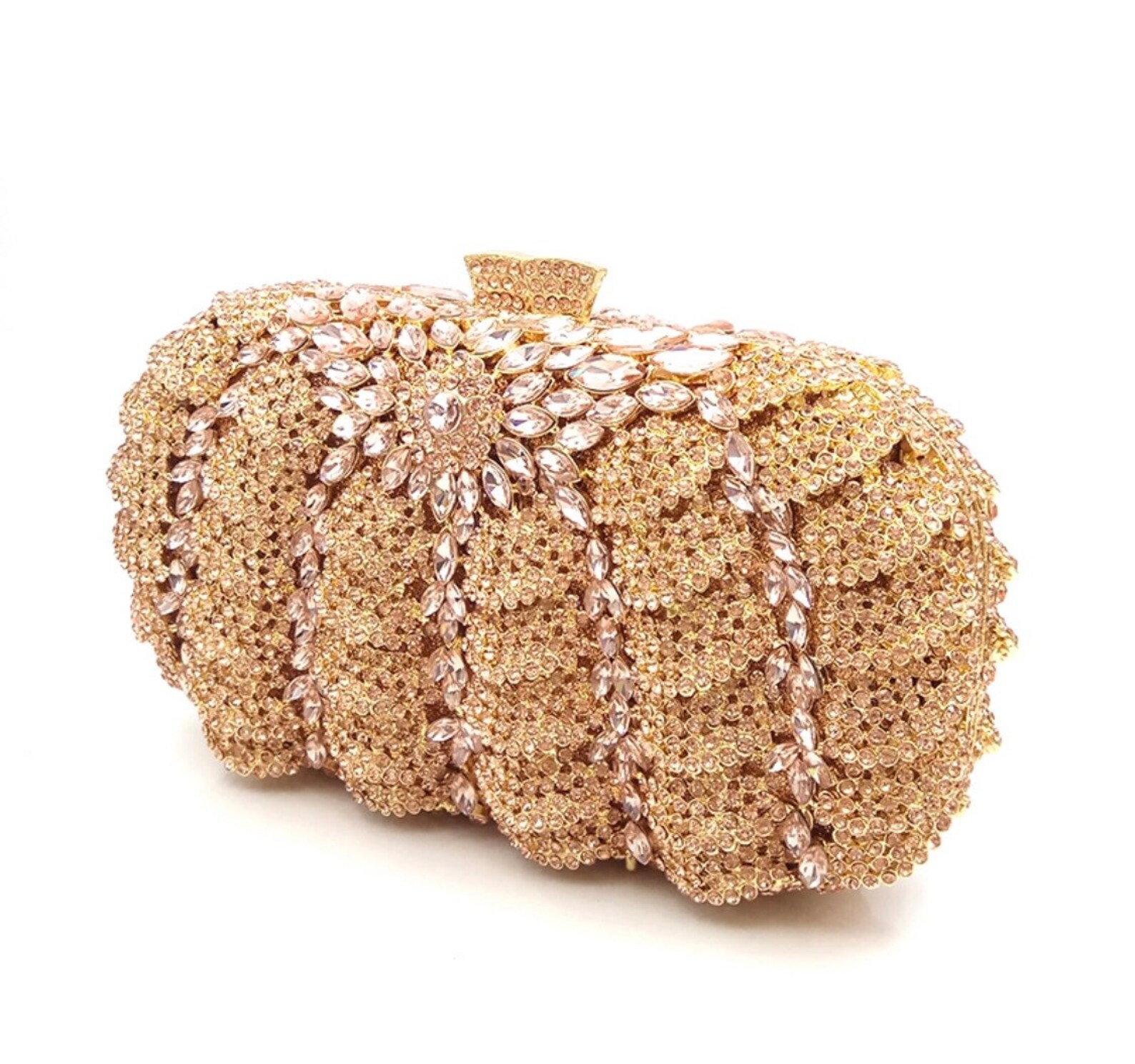 Rhinestone Iconic Fruit Slice Box Clutch