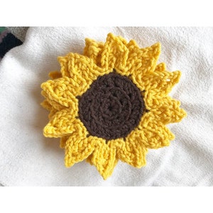 Sunflower Coaster PATTERN