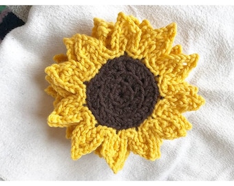Sunflower Coaster PATTERN