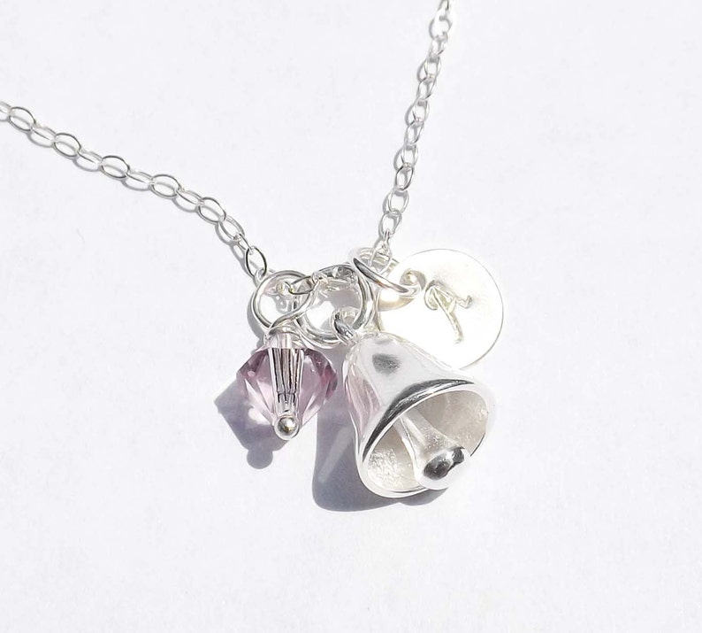 Gift Mother/'s Day gifts Wedding Pendant necklace Sterling silver bell necklace silver bell pendant gift for Birthday Graduation gift