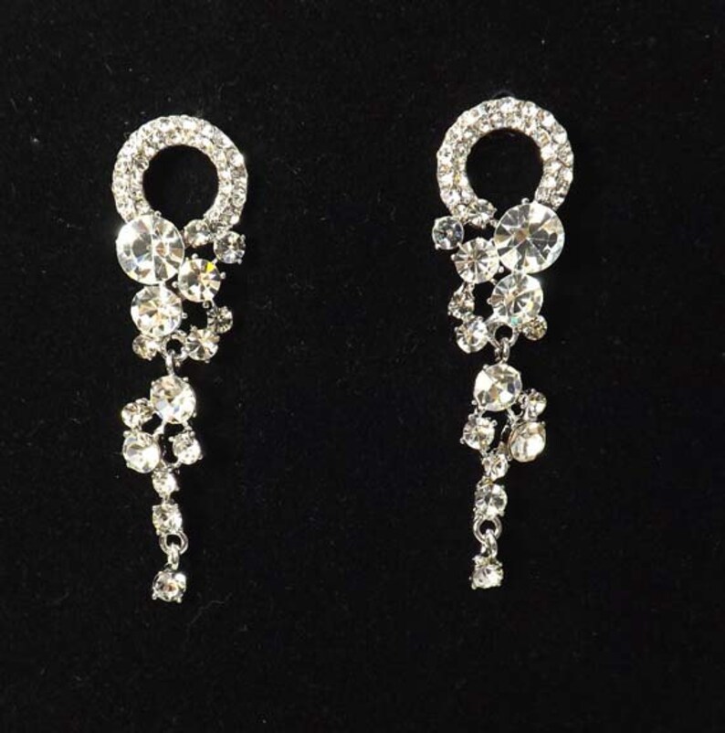 Wedding Earrings AAA quality cubic zirconia earings Clear Etsy