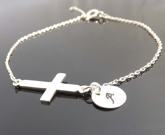 Personalized Monogram Cross Bracelet - Shop For Personalized Monogram Cross  Bracelet Online