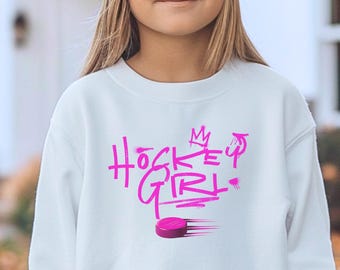 Diseño de chica jugadora de hockey pintado con aerosol, ¡ideal para esa goleadora aguerrida en tu vida!