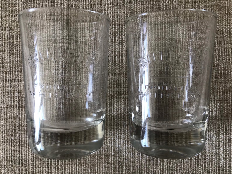 Bulleit Whiskey glasses made in Italy Etsy