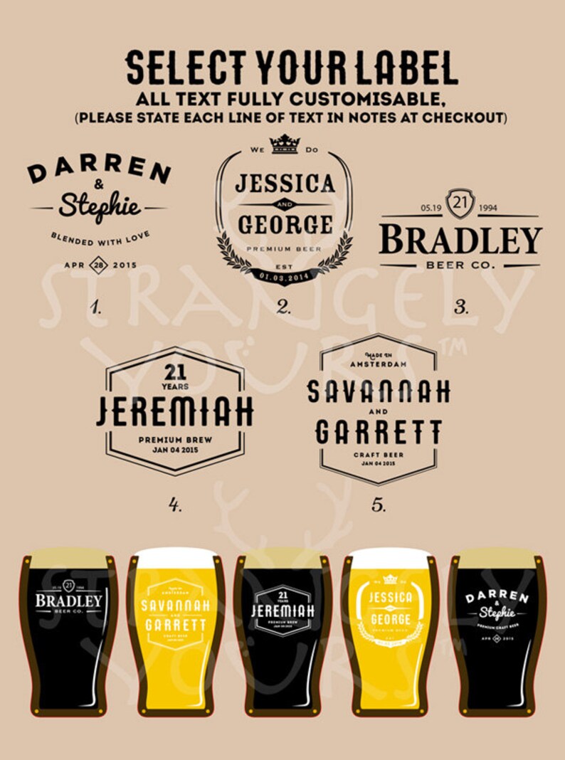 Wedding Guest Book Alternative Beer Drop Hearts Pub Etsy