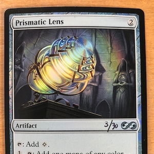 Prismatic Lens, FOIL Limited Edition Magic The Gathering Artist Proof Card, By Scott Murphy