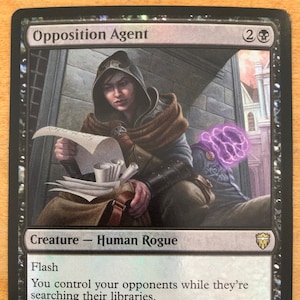 Opposition Agent, FOIL, Limited Edition Magic the Gathering Artist