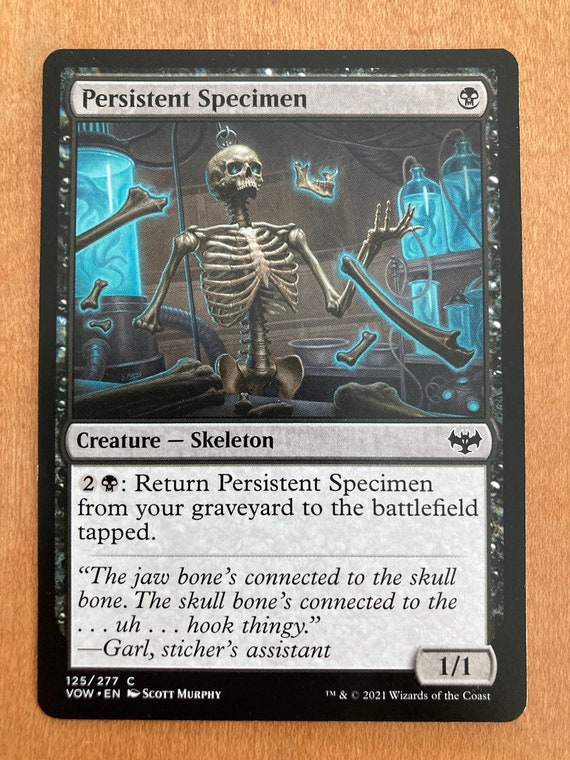 Persistent Specimen, Limited Edition Magic the Gathering Persistent Specimen, Limited Edition Magic the Gathering