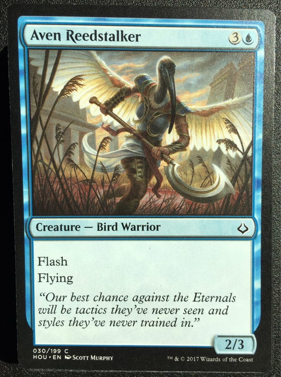 Aven Reedstalker, Limited Edition Magic the Gathering Artist Proof Card, by  Scott Murphy - Etsy