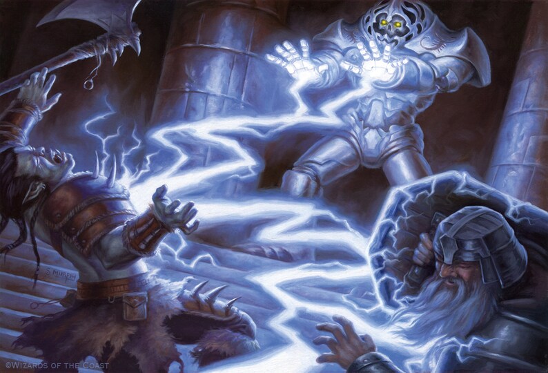 Trobriand the Metal Mage Dungeons & Dragons art print by | Etsy