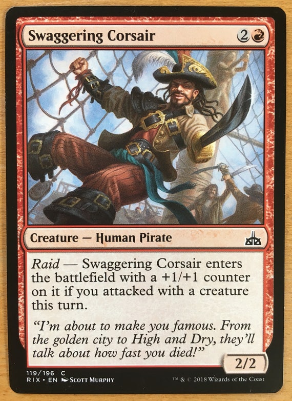 Swaggering Corsair, Limited Edition MTG Artist Proof, by Scott Murphy - Etsy Swaggering Corsair, Limited Edition MTG Artist Proof, by Scott Murphy - Etsy