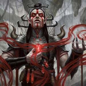 Malakir Blood-Priest Print of Magic: The Gathering Illustration by Scott Murphy