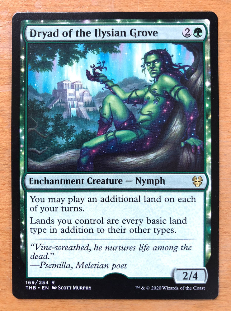 Dryad of the Ilysian Grove, Limited Edition Magic the Gathering