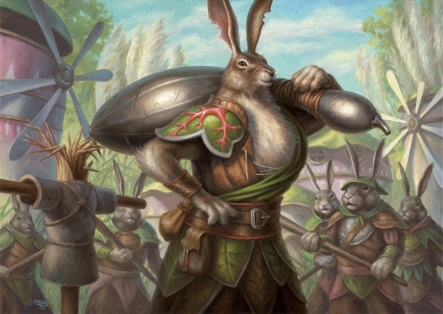 Jacked Rabbit Print of Magic the Gathering Illustration by Scott