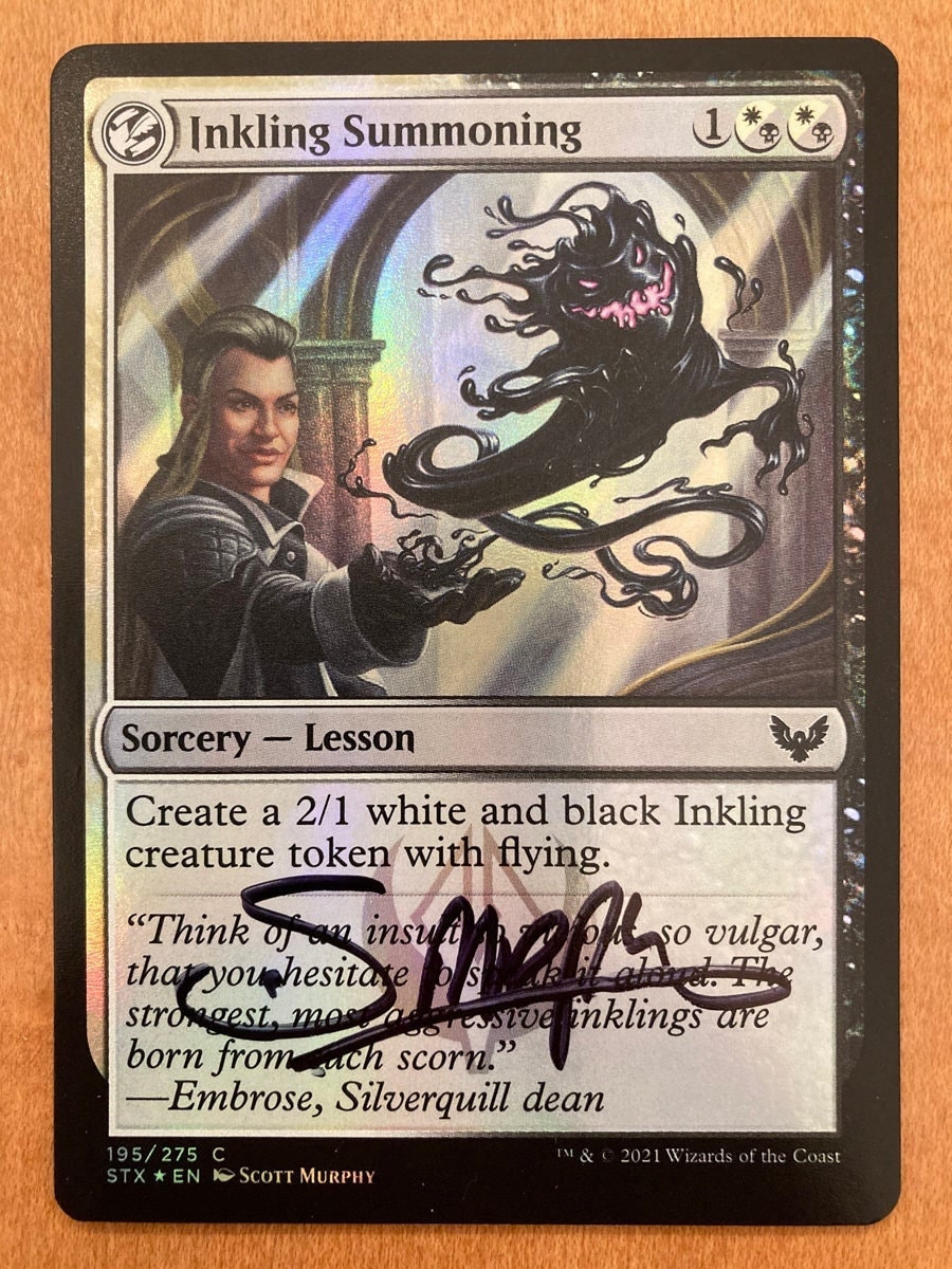 Inkling Summoning, FOIL Limited Edition Magic the Gathering Artist Proof Card, by Scott Murphy - Etsy Inkling Summoning, FOIL Limited Edition Magic the Gathering Artist Proof Card, by Scott Murphy - Etsy