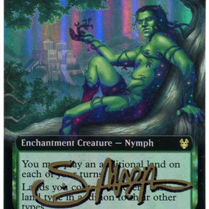 Tribute Mage, FOIL Limited Edition Magic The Gathering Artist Proof Card, By Scott Murphy image 2