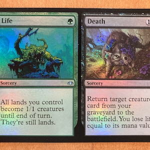 Life/Death, *FOIL* Limited Edition Magic The Gathering Artist Proof Card, By Scott Murphy