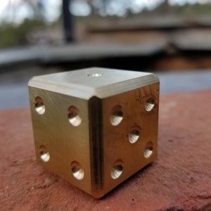 Solid Brass Dice