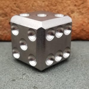 Solid Titanium Dice