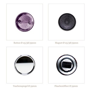 VICHY Patenonkel, hellblau oder rosa Art. TA01 als Button, Magnet, Taschenspiegel oder Flaschenöffner erhältlich Bild 4