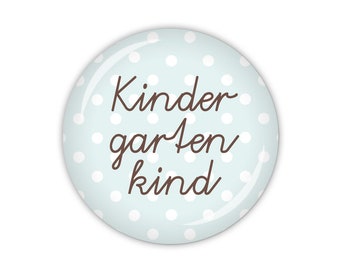 PÜNKTCHEN Kindergartenkind, hellblau oder rosa (Art. SC02) als Button, Magnet oder Taschenspiegel erhältlich